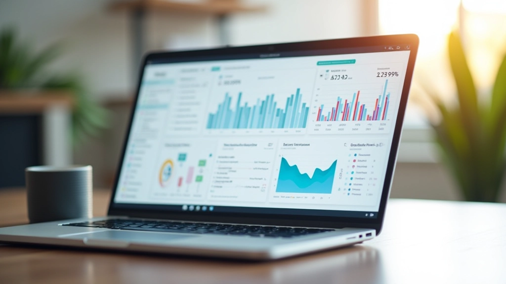 Dashboard met analytics van hypotheekberekenaar widget, toont aantal berekeningen en gemiddelde huisprijs