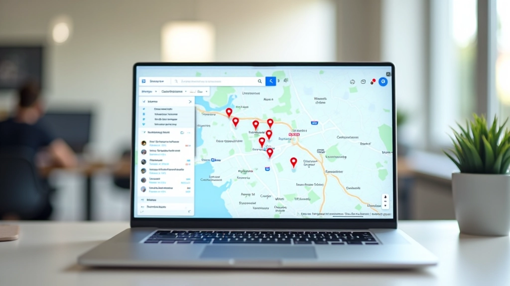 Google Maps API integratie op een website met aangepaste styling en branding elementen